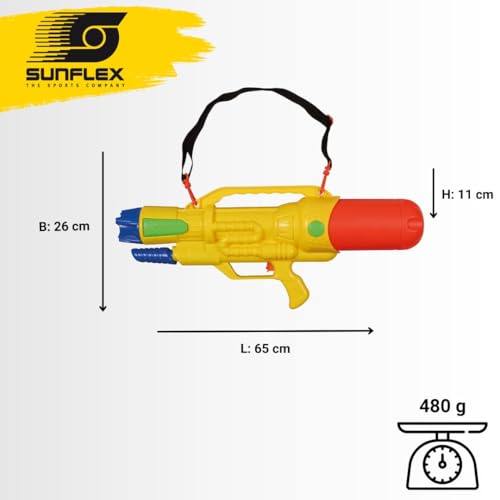 Sunflex Action Pro Waver Wasserpistole Gelb 1900ml 15m