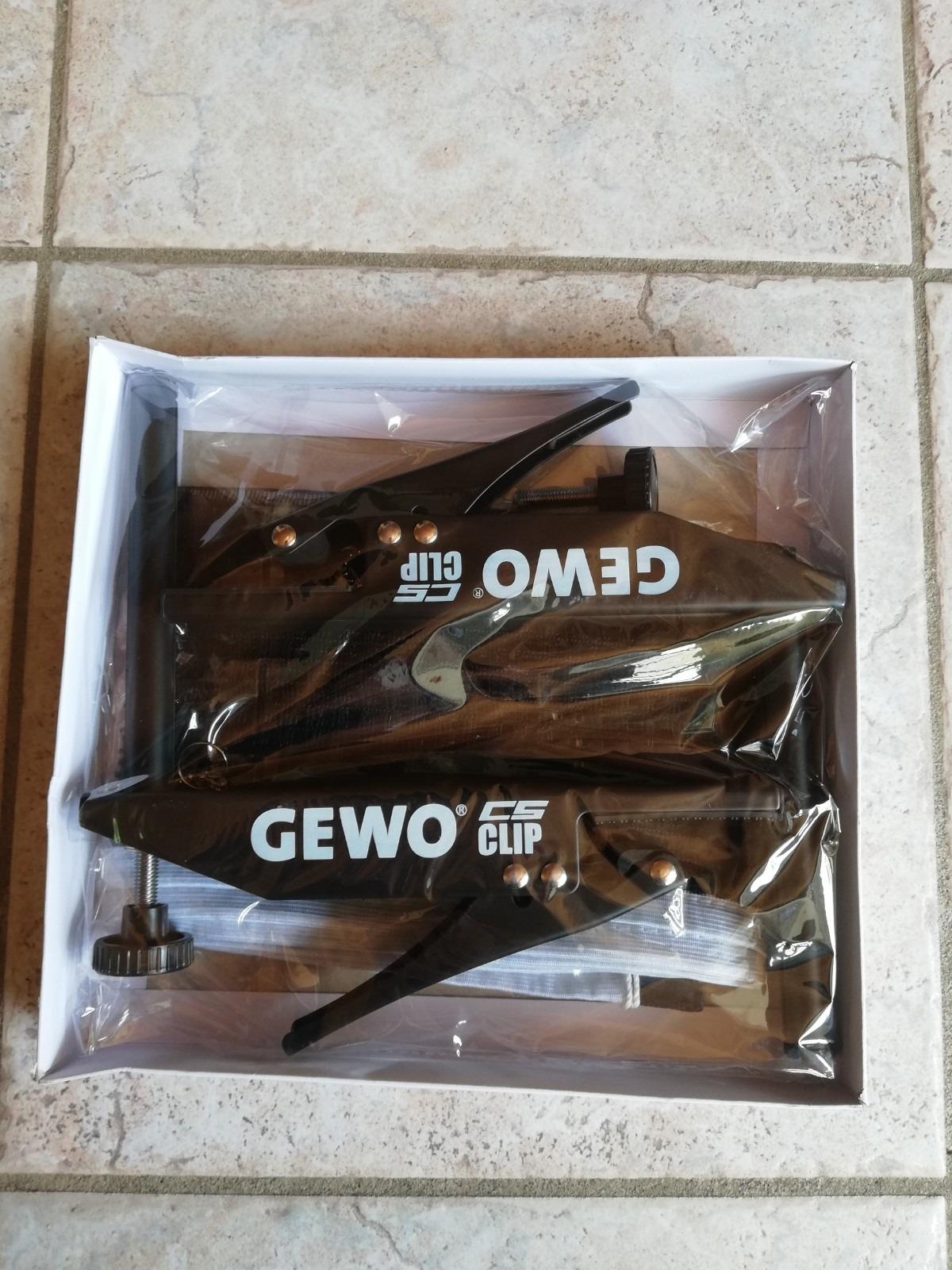 Gewo CS Clip Tischtennisnetz 152,5cm schwarz Metall höhenverstellbar