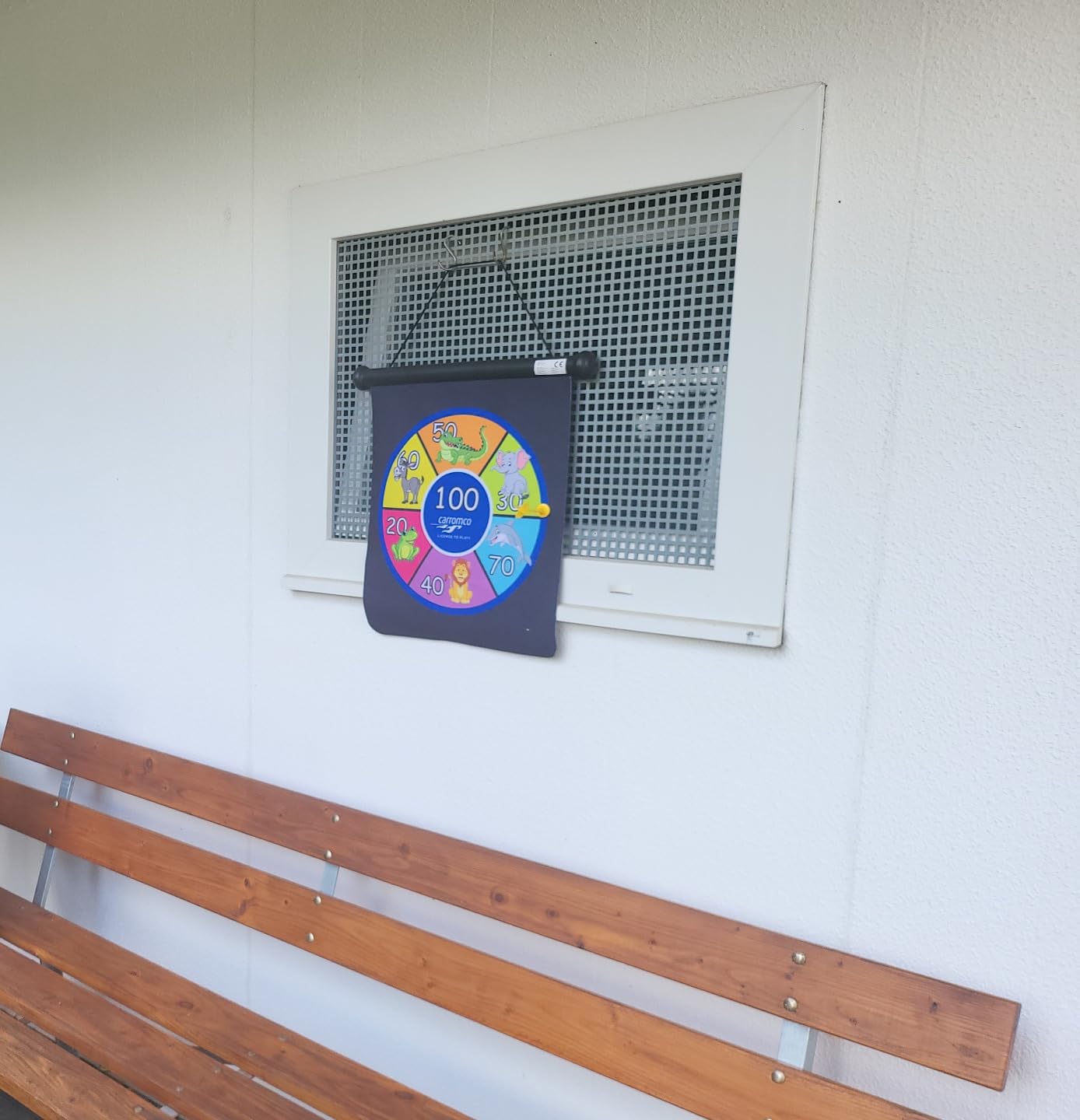 Carromco Magnet-Dartscheibe Kinder aufrollbar 6 Pfeile