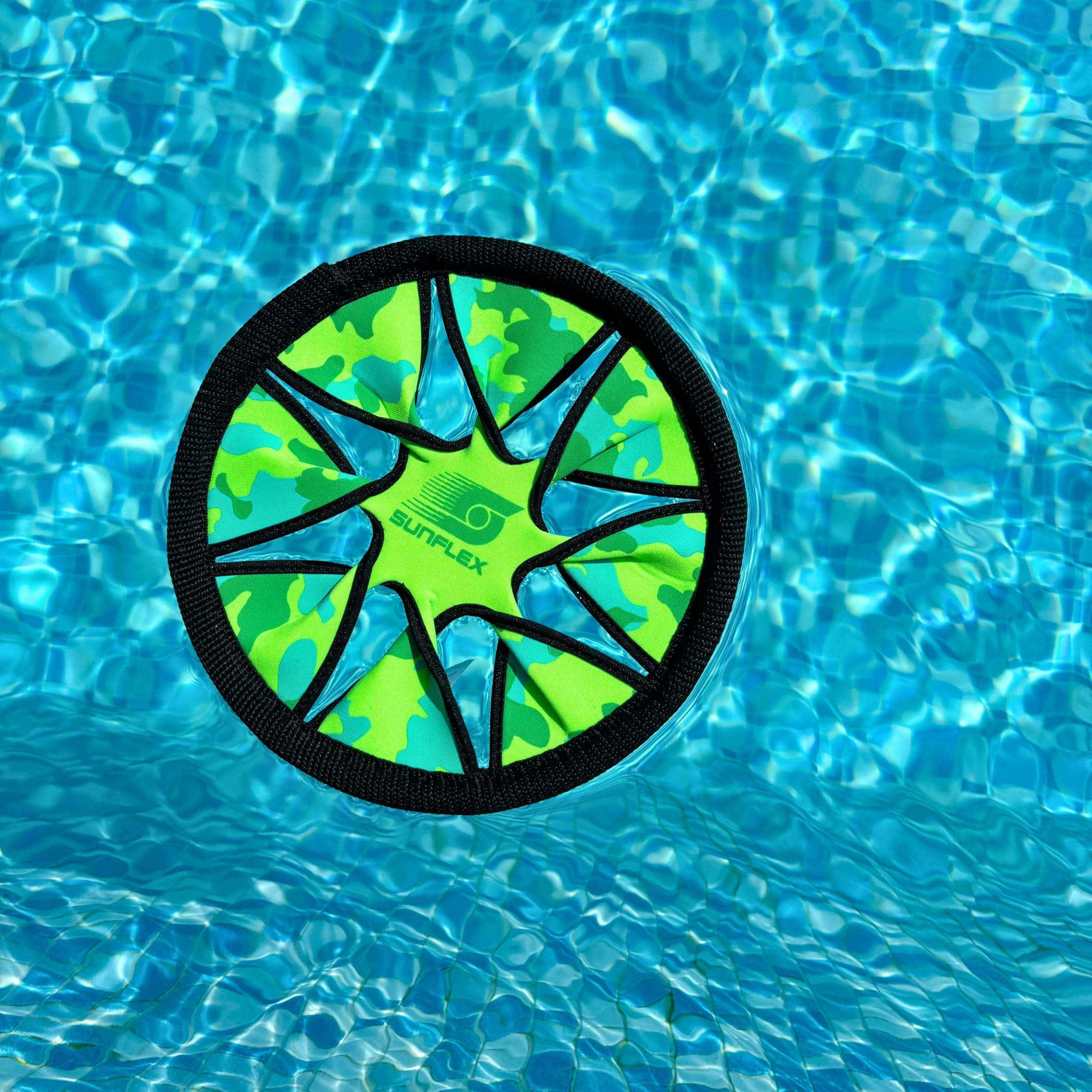 Sunflex NEOREMIX Neptun Wurfscheibe Camo grün weich