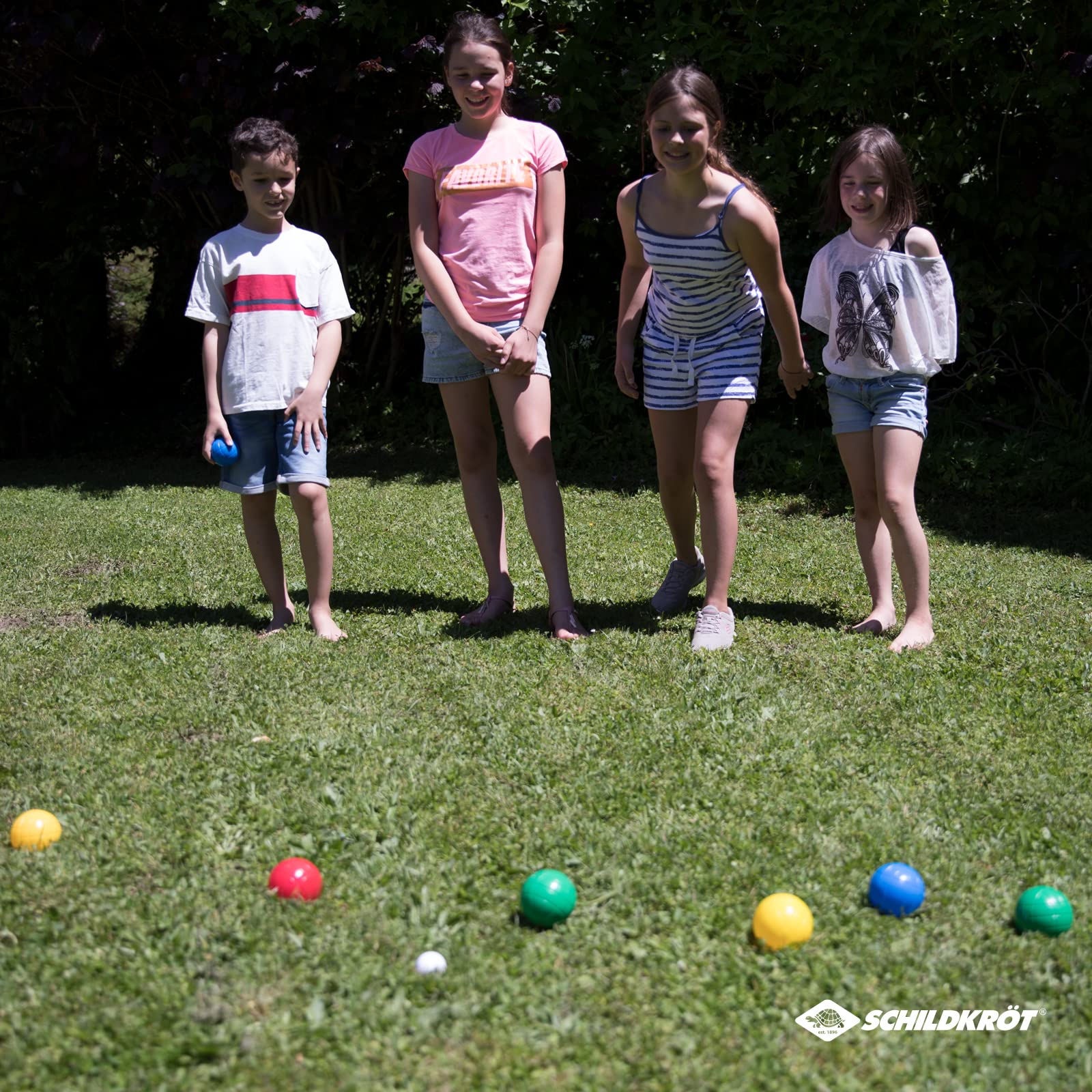 Schildkröt Outdoor Fun Boccia Set 8+1 Kugeln mit Tasche
