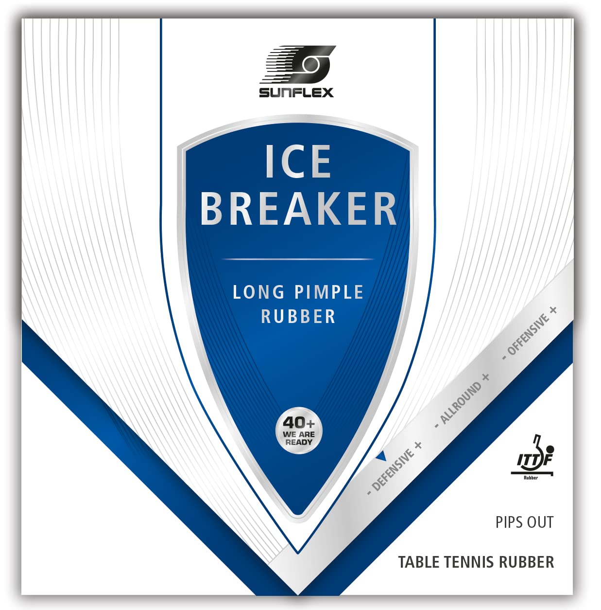 Sunflex Signature Line Ice Breaker Noppen-Belag schwarz OX