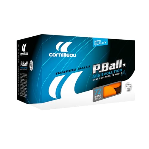 Cornilleau ABS Evolution Tischtennisbälle orange 72 Stück 1 Stern