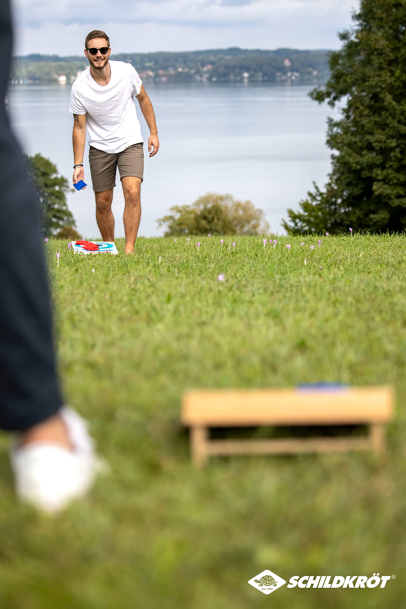Schildkröt Outdoor Cornhole Set Wurfspiel FSC-Holz