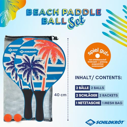 Schildkröt Outdoor Beach Paddle Ball Set Ocean 2er