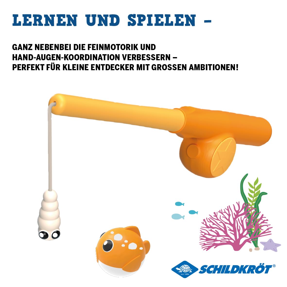Schildkröt Outdoor Fishing Game Angelspiel Magnet 2 Angeln
