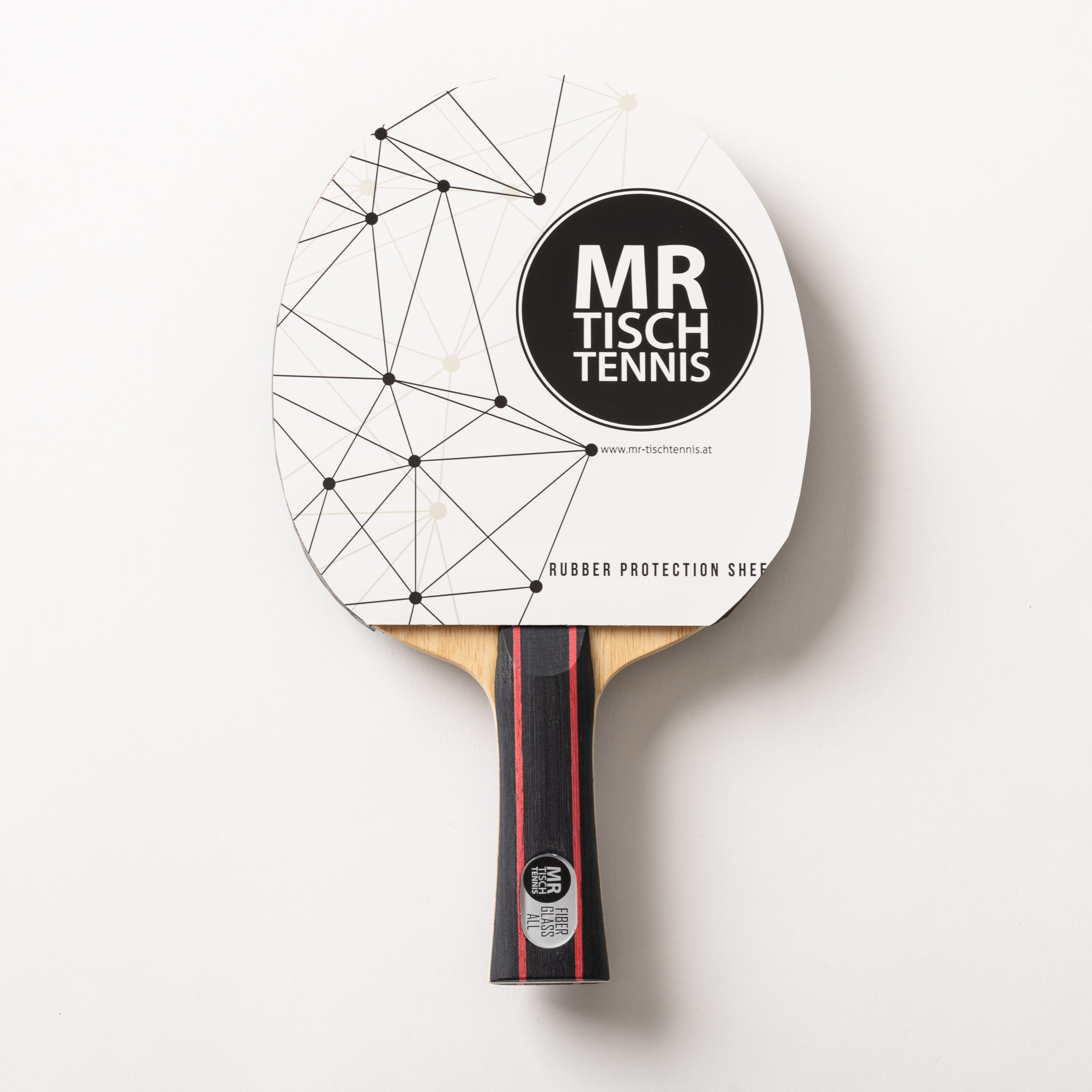 Mr. Tischtennis Belag-Schutzfolie klebrig 2 Stück