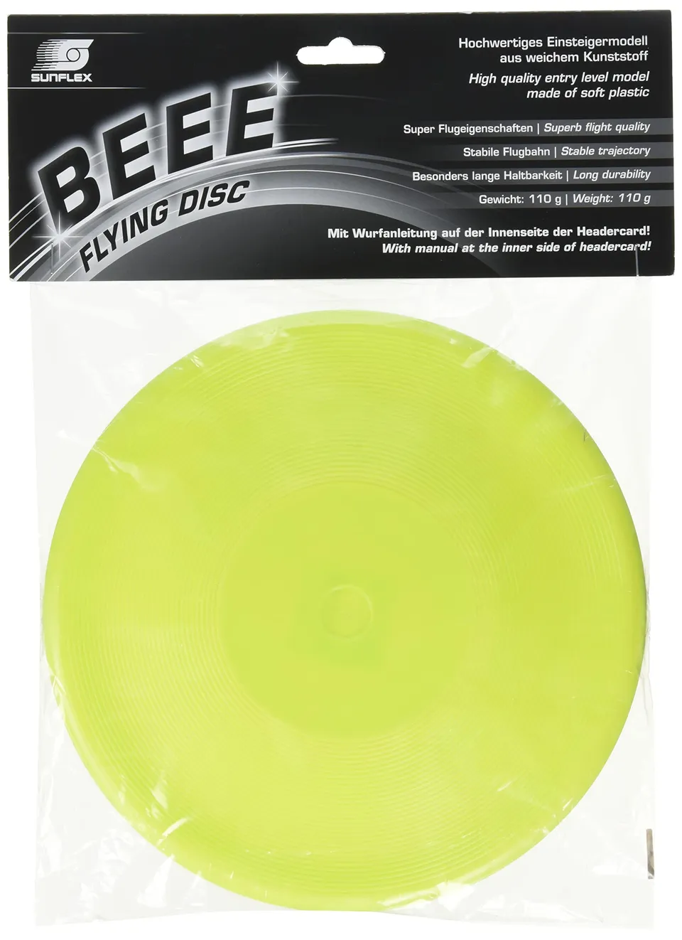 Sunflex Action Pro Wurfscheibe BEEE Frisbee weich