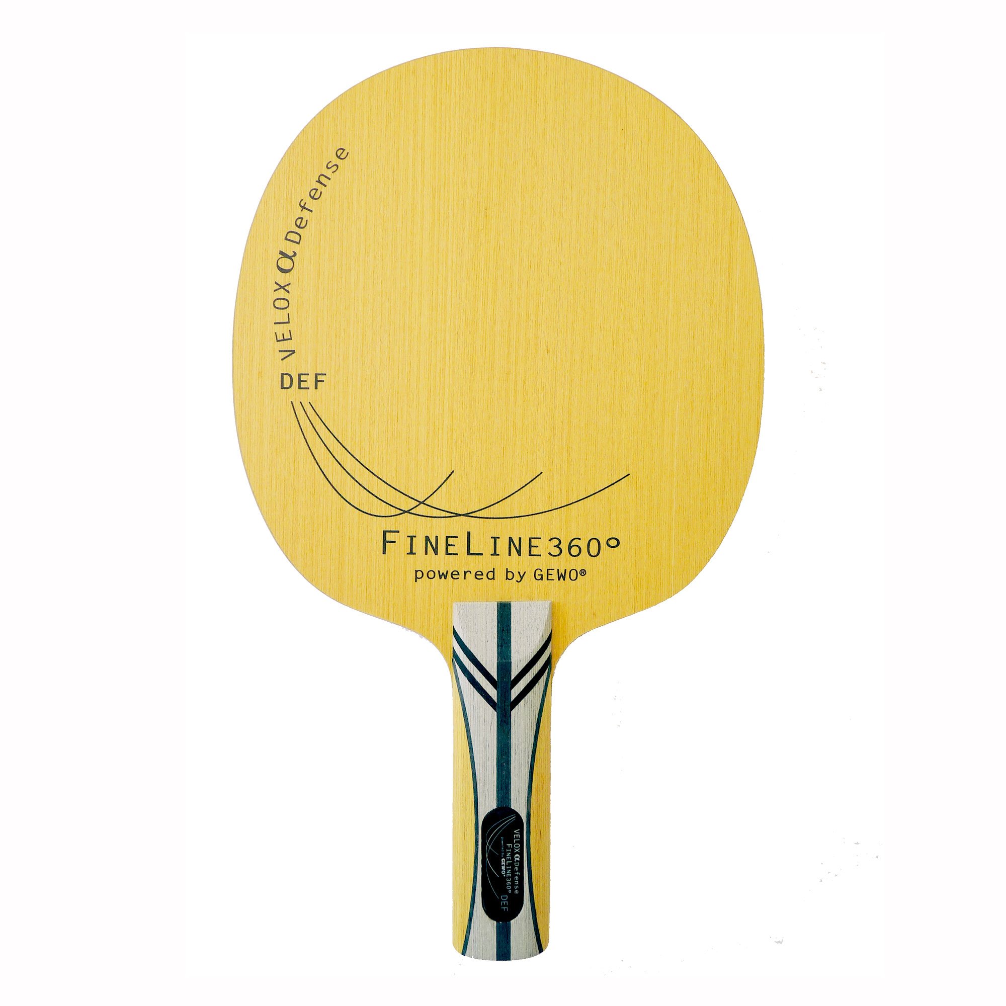 GEWO Velox Alpha Def Tischtennisholz anatomisch Defensivholz