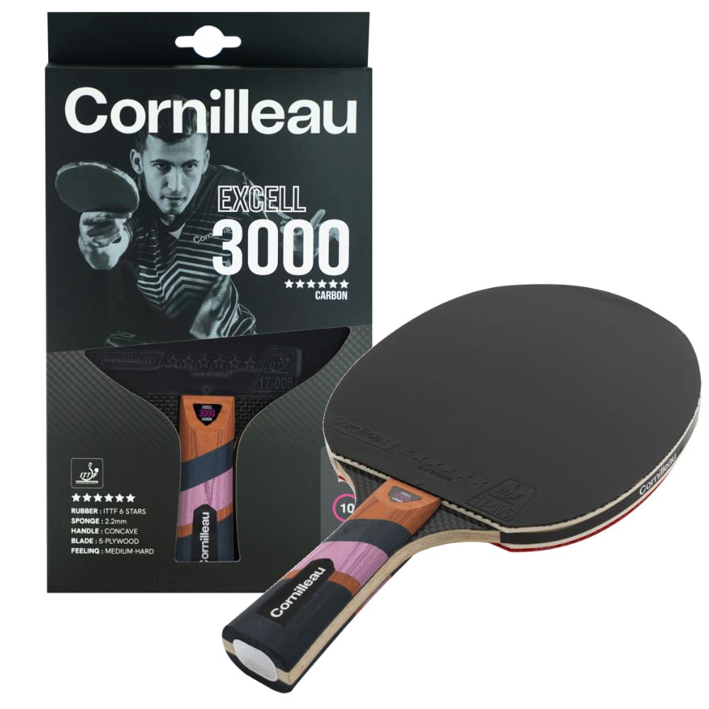 Cornilleau Excell 3000 Carbon Tischtennisschläger konkav offensiv