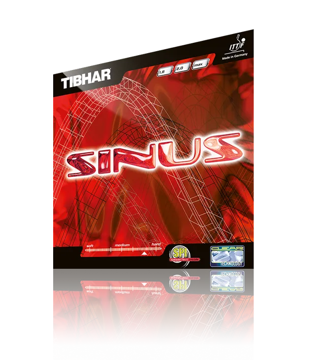 Tibhar Sinus Tischtennisbelag hart schnell Spin