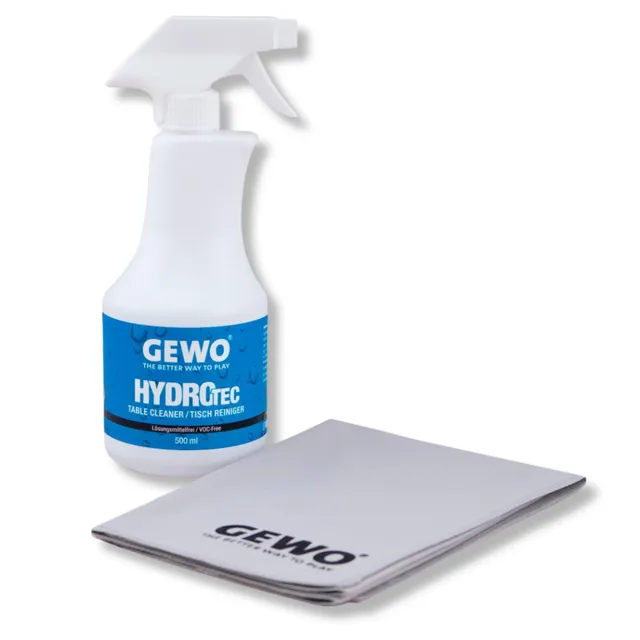 GEWO HydroTec Tischreiniger 500ml mit Tuch für Platte