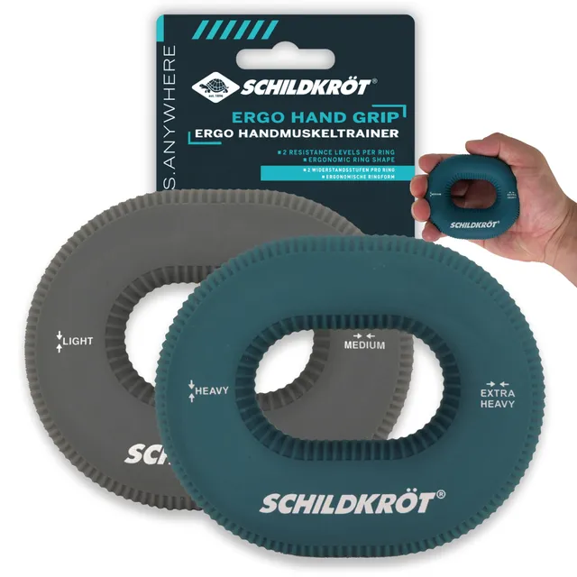 Schildkröt Outdoor Handtrainer 2er Set Silikonringe