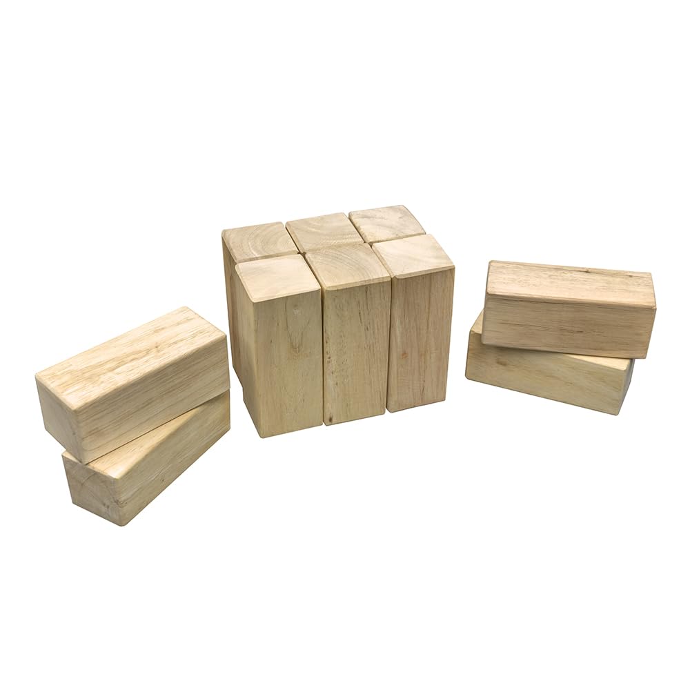 Carromco Kubb Wikingerschach Holzspiel mit Tasche