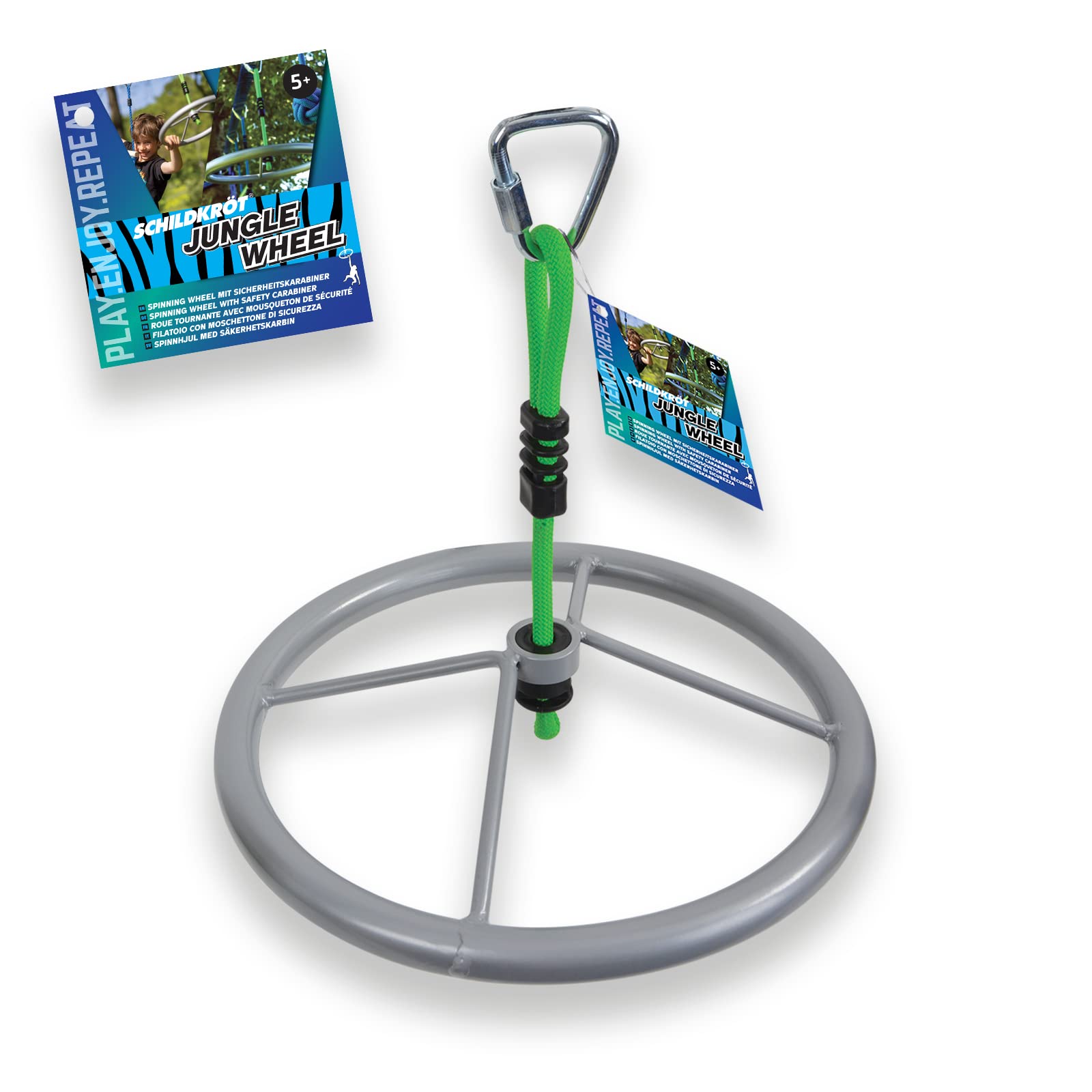 Schildkröt Jungle Spinning Wheel Ninja Wheel Metall 35cm