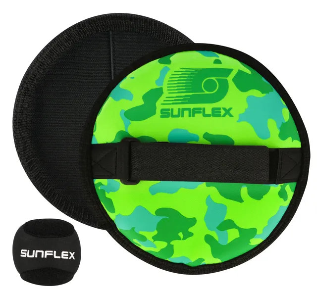 Sunflex Sure Catch Klettballspiel Camo Green 2+1 Neopren