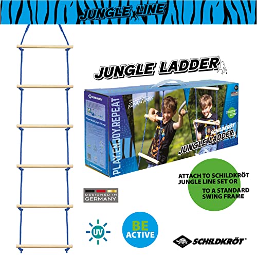 Schildkröt Jungle Ladder Strickleiter 2,5 m mit 6 Holzsprossen