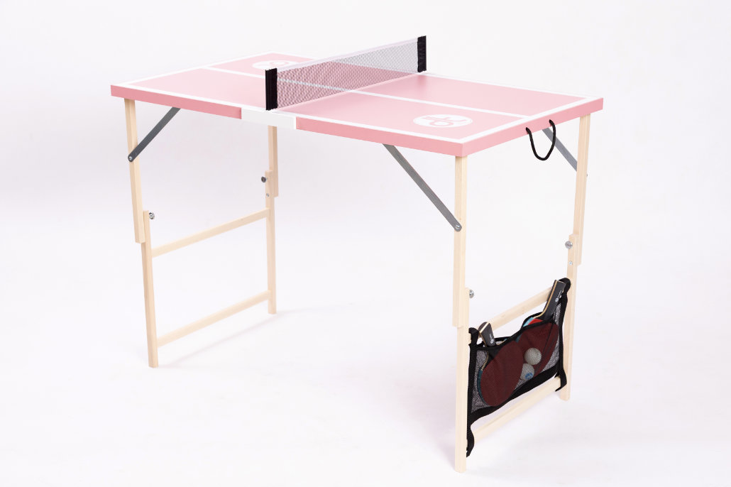 DISH TENNIS Farbige Tische Dusty Pink Tischtennistisch
