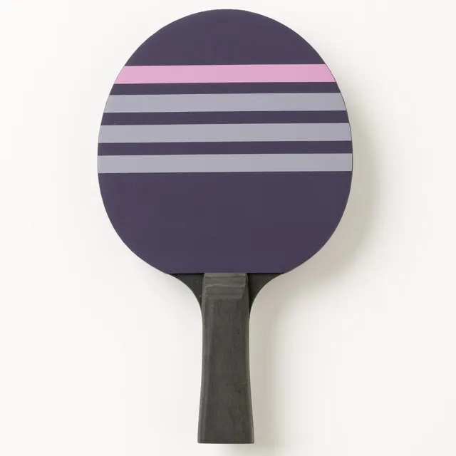 Mr. Tischtennis Stripes Fertigschläger blau spielbereit