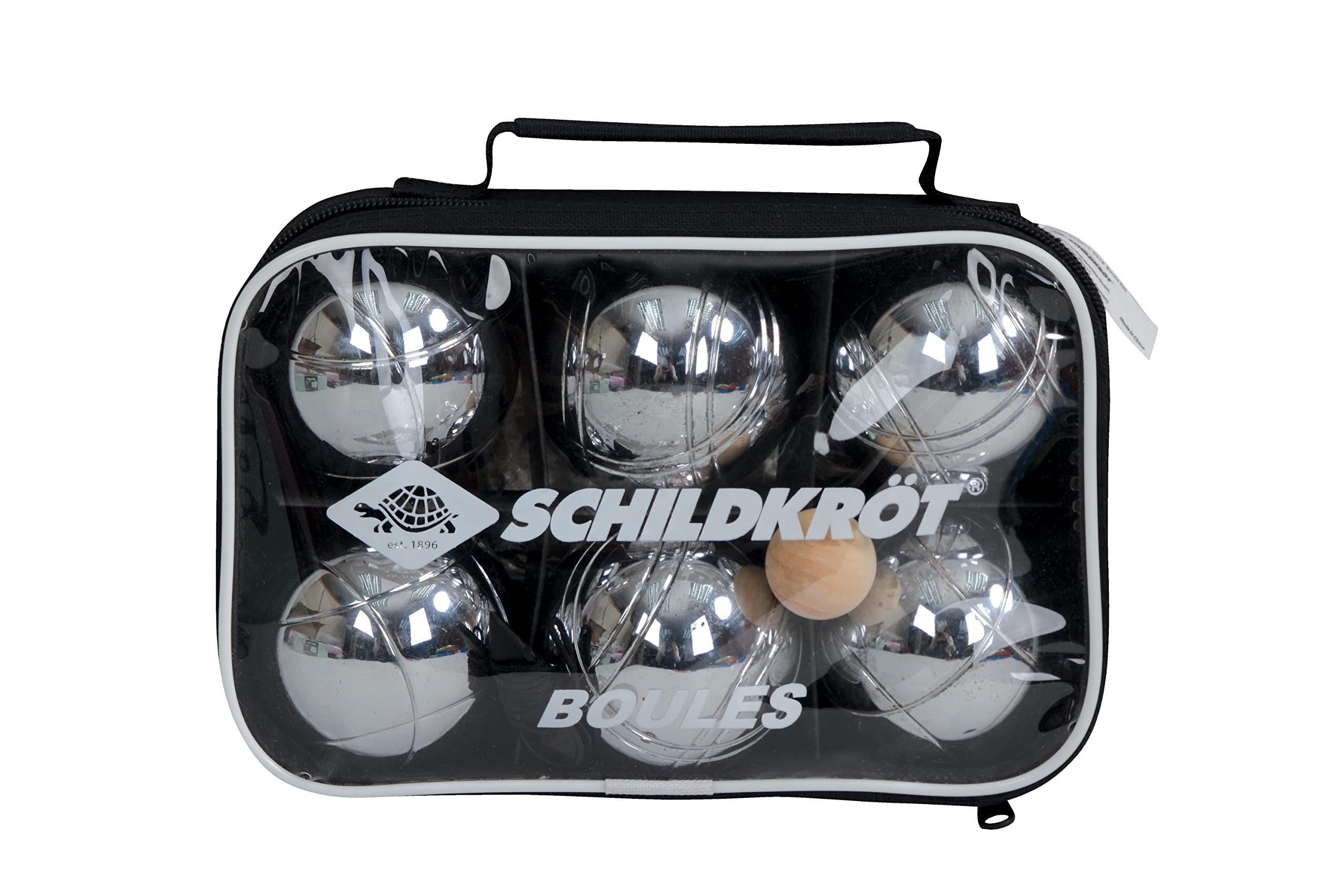 Schildkröt Boule Set 6 Stahlkugeln 7,25 cm Tasche