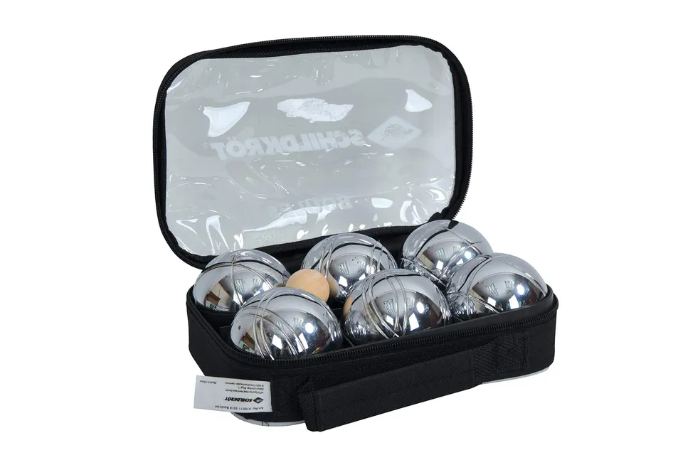 Schildkröt Boule Set 6 Stahlkugeln 7,25 cm Tasche
