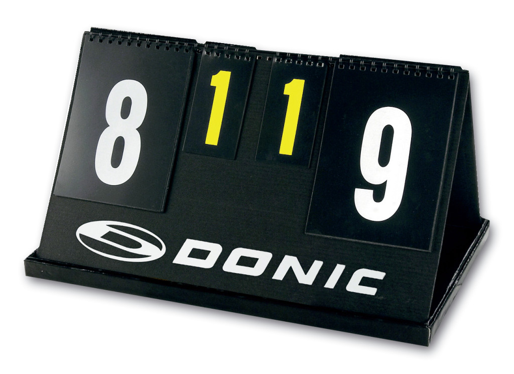 Donic Zählgerät Match Zähltafel 0-21 Time Out