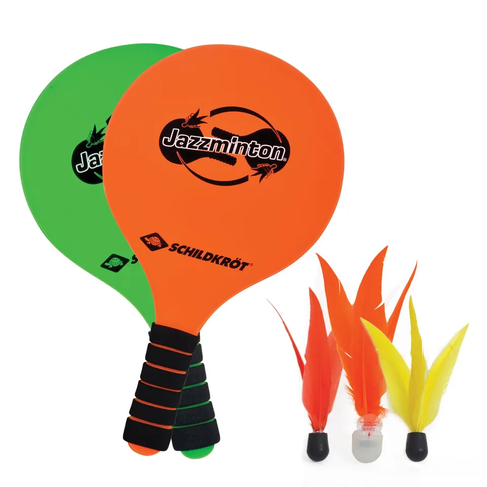 Schildkröt Outdoor Jazzminton Set Paddles + 3 Birdies LED