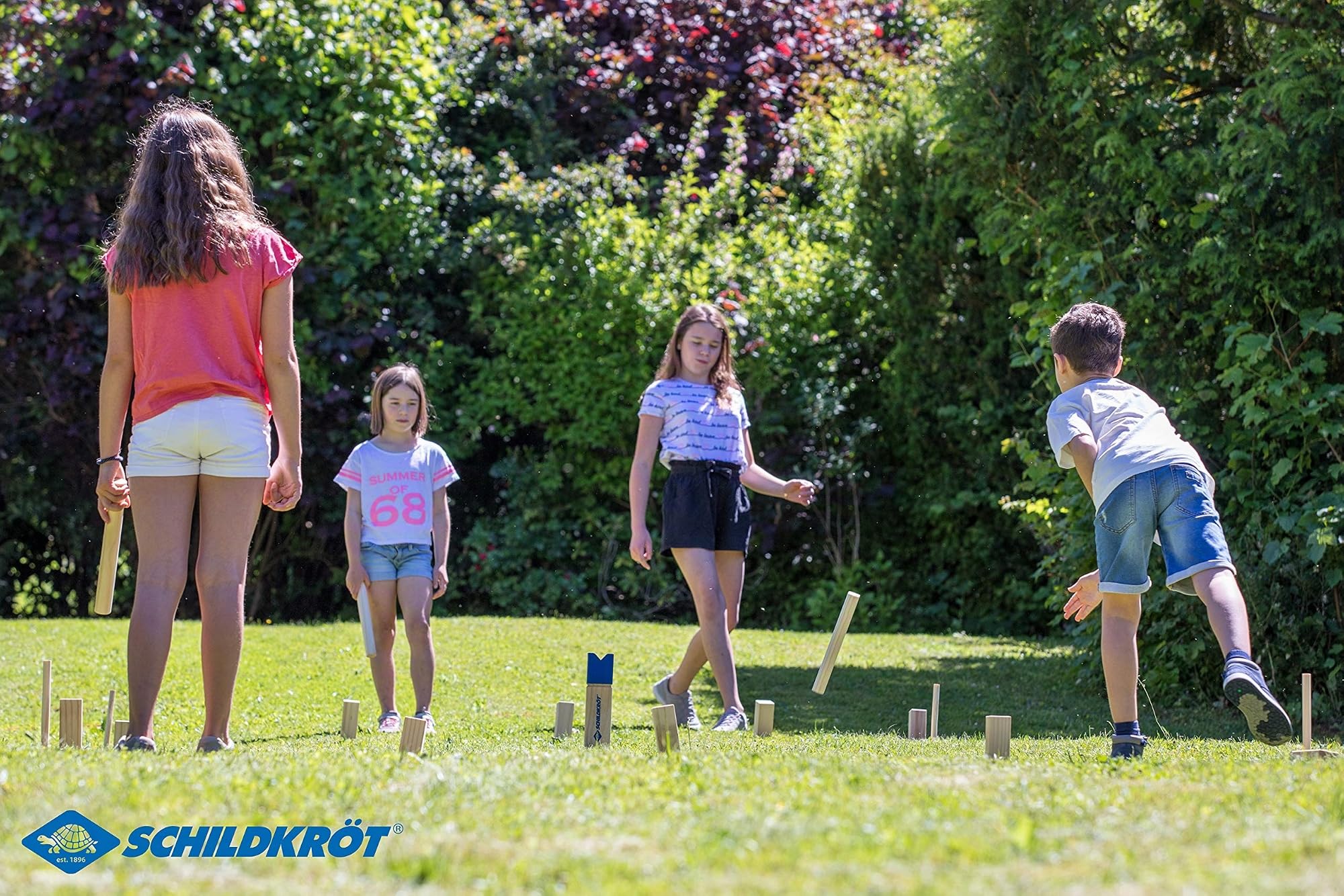 Schildkröt Outdoor Kubb Schwedenschach Holz FSC Set