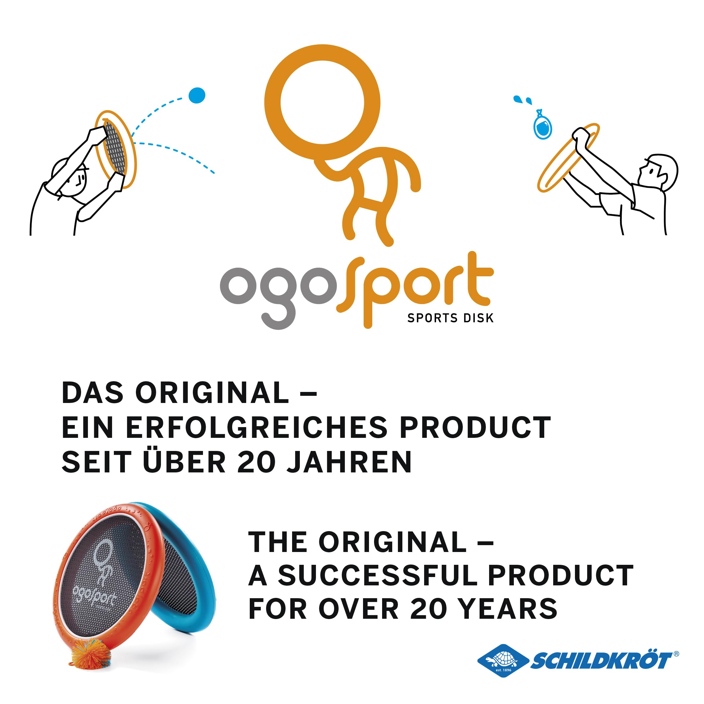 Schildkröt Outdoor Ogo Sport Set Mezo 2x38 cm+Ball