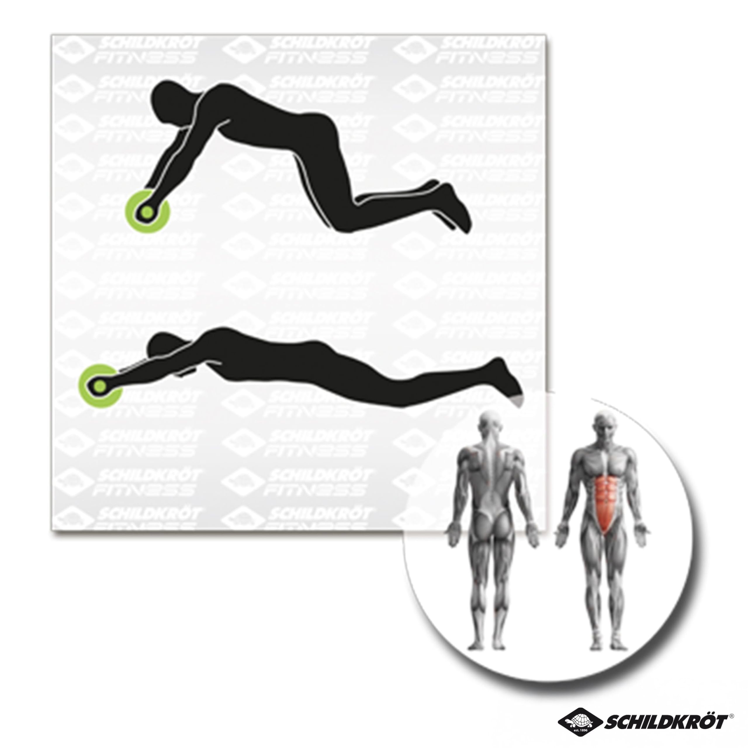 Schildkröt Outdoor AB Roller Bauchtrainer Duo Wheel