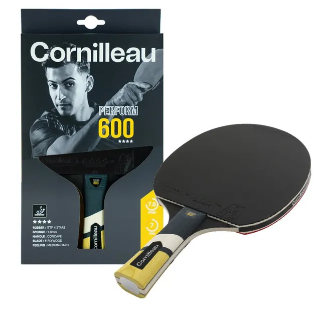 Cornilleau Perform 600 Tischtennisschläger Indoor ITTF 1,8mm Spin