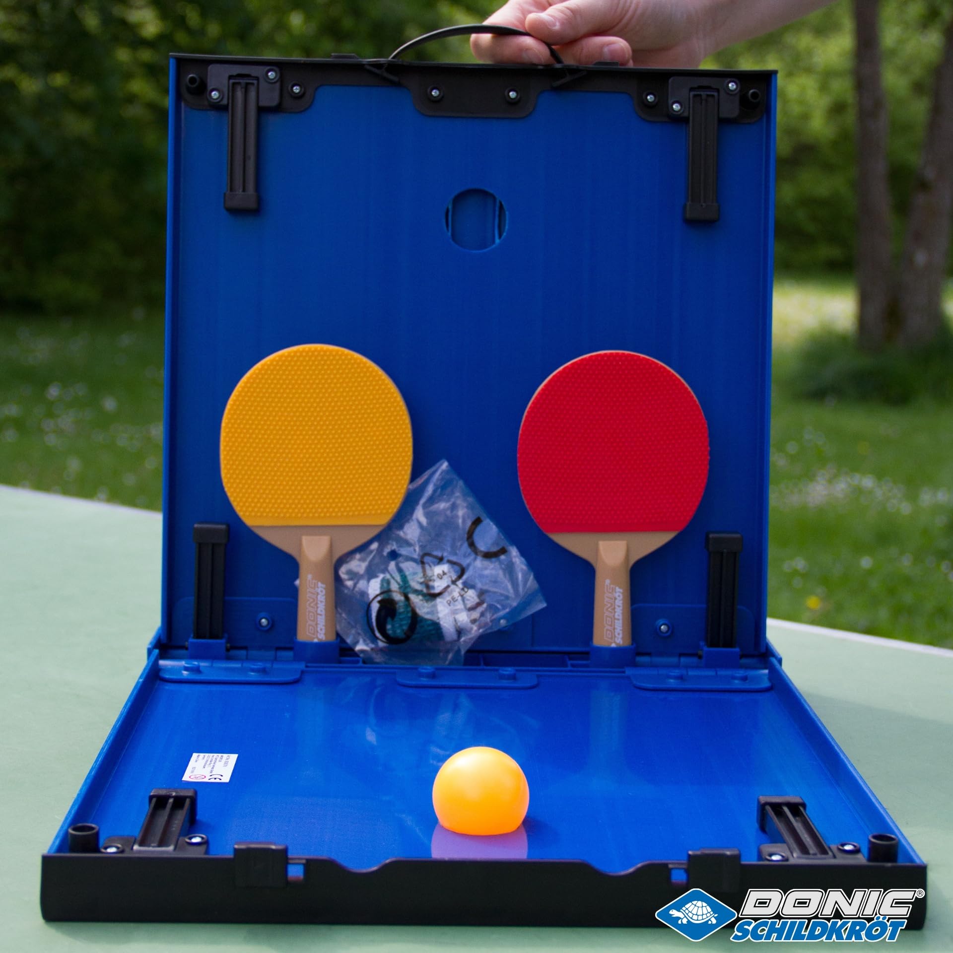 Schildkröt Outdoor Mini Tischtennis Set Koffer 68 cm