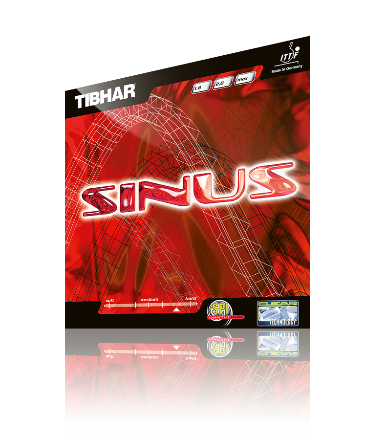 Tibhar Sinus Tischtennisbelag hart schnell Spin