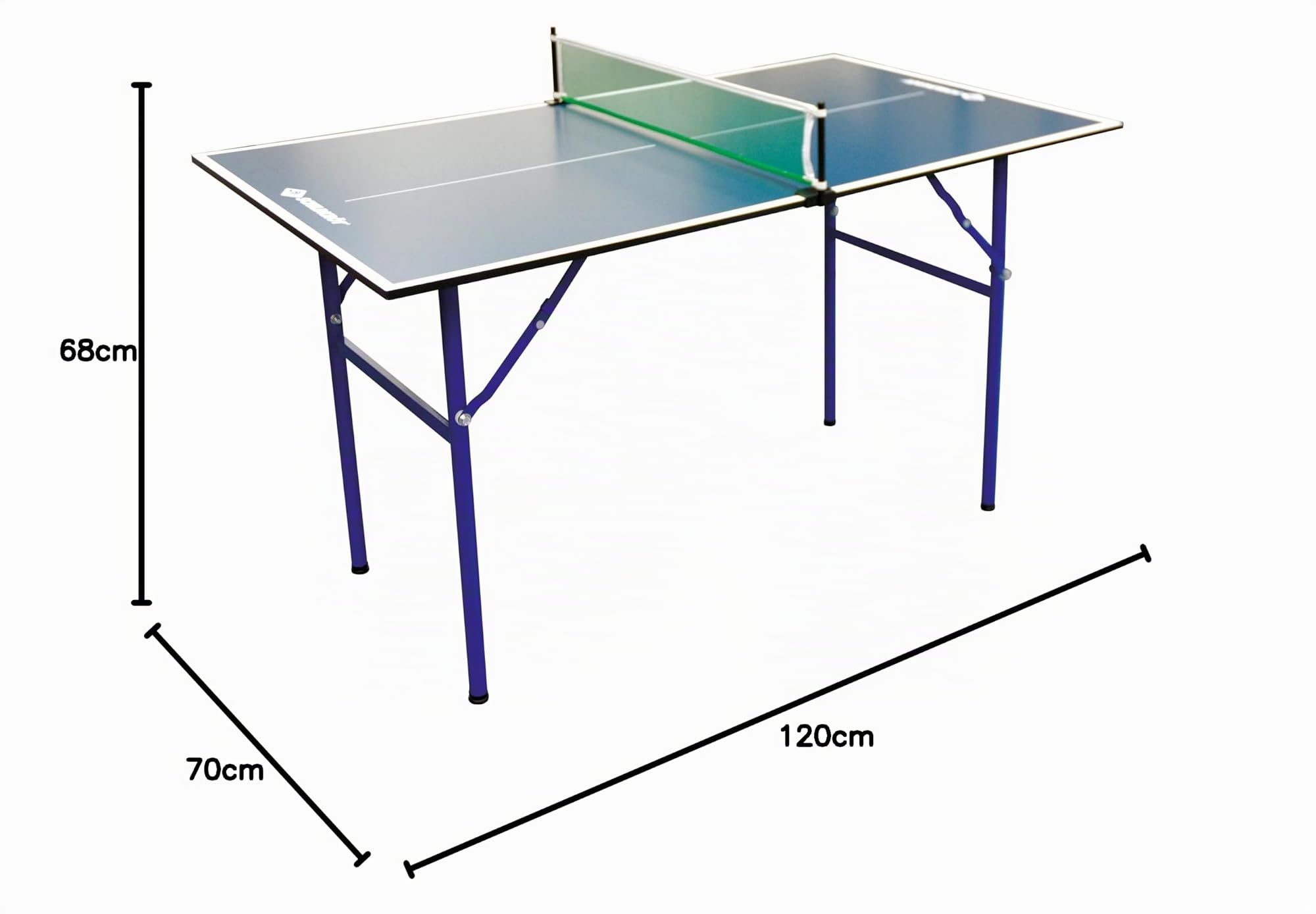Schildkröt Midi XL Mini Tischtennistisch 120x70cm blau