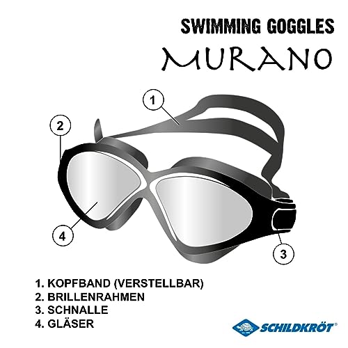 Schildkröt Murano Schwimmbrille Erwachsene UV Anti-Fog