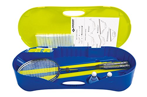 Schildkröt Compact Badminton-Set mit Netz 2 Schläger Koffer