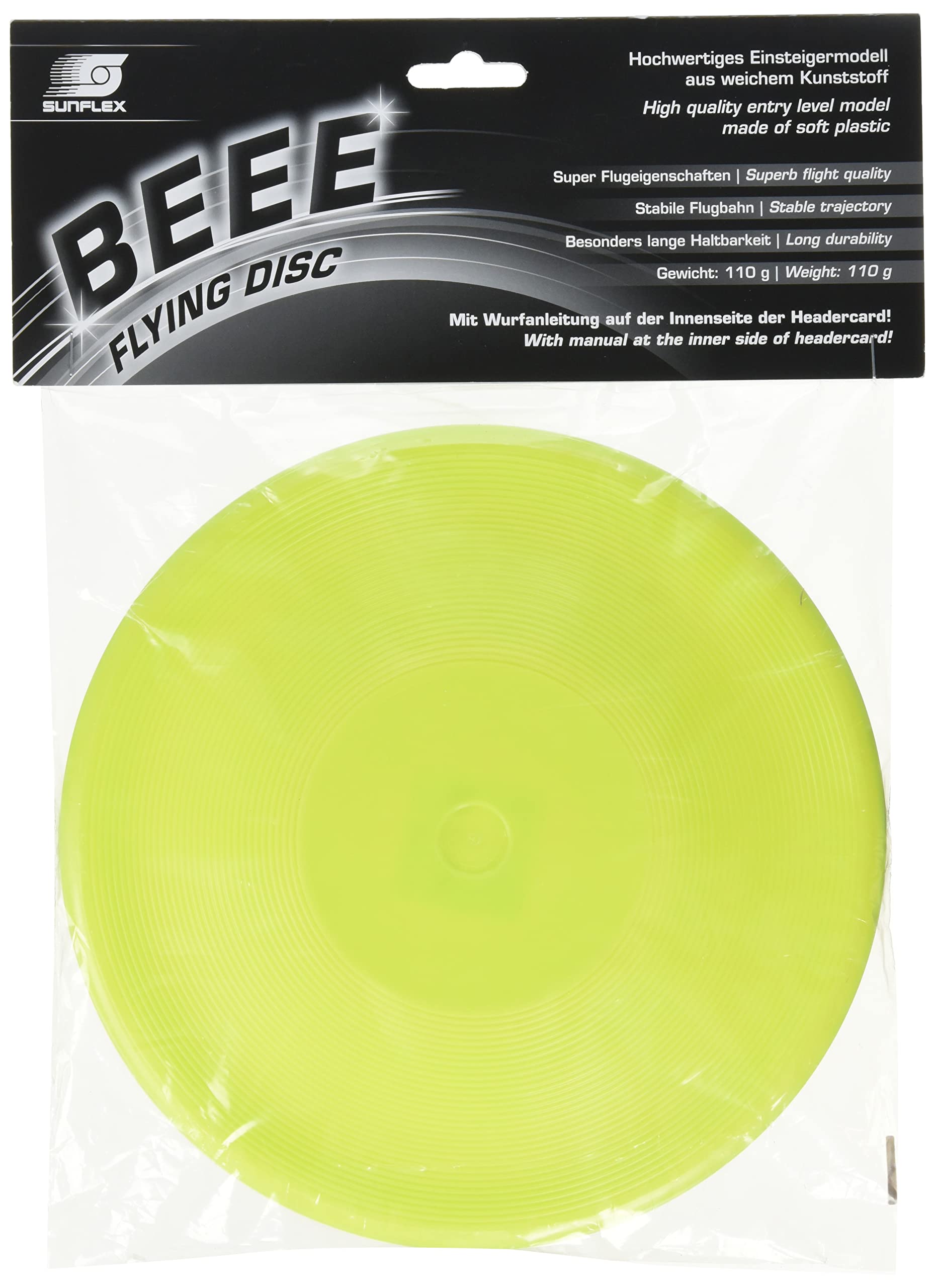 Sunflex Action Pro Wurfscheibe BEEE Frisbee weich