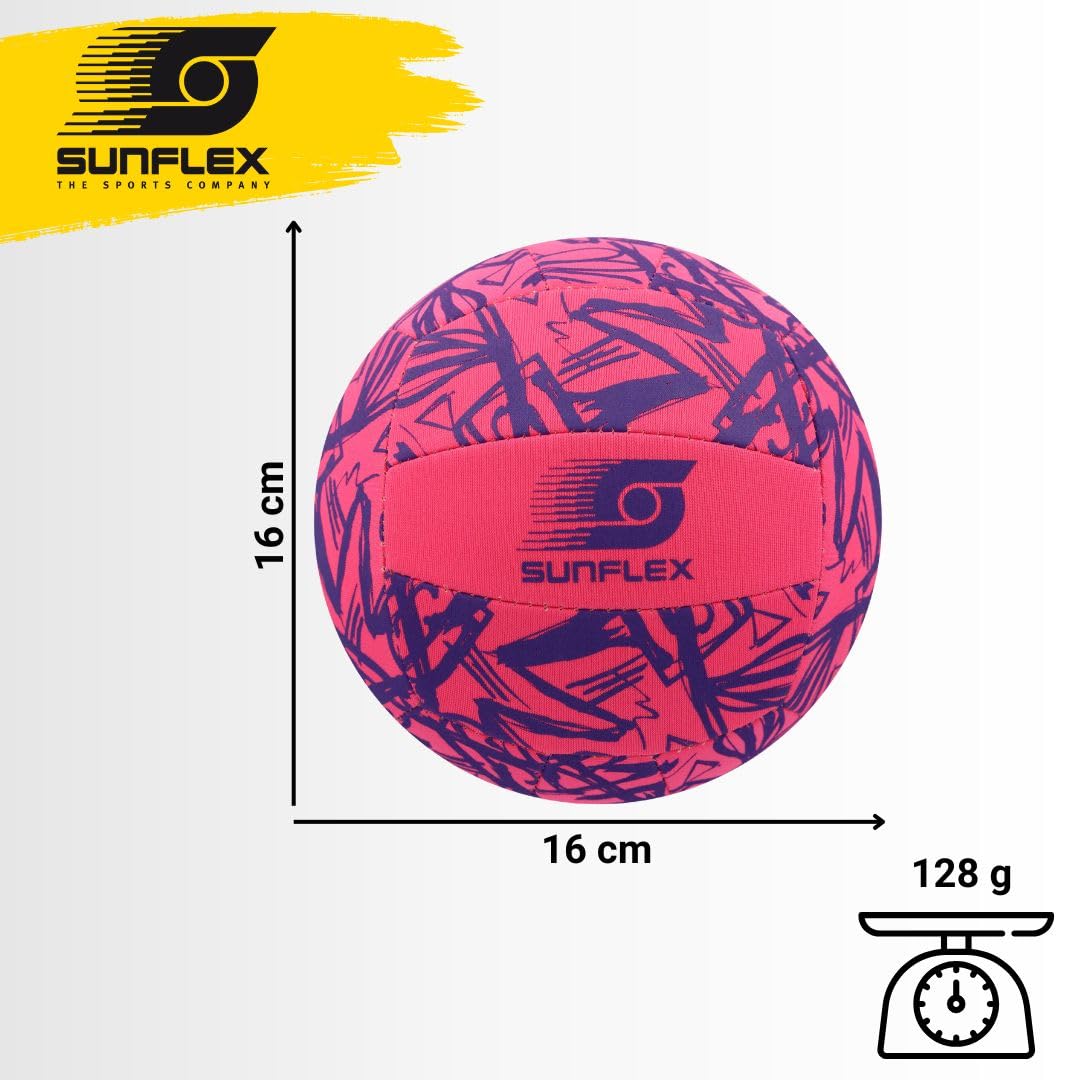 Sunflex Funky Beachball Größe 3 Gelb – Neopren Volleyball