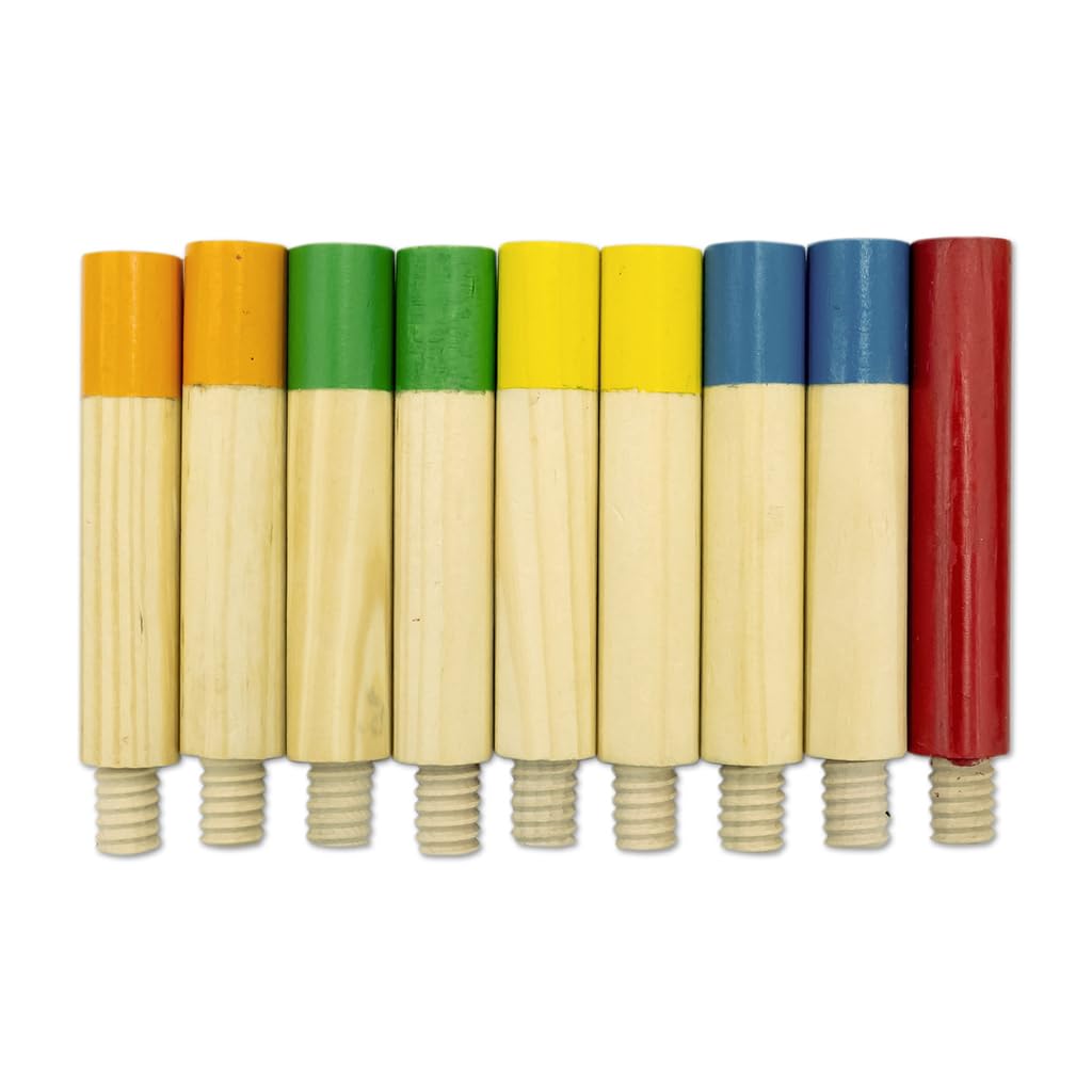 Carromco Wikinger Ringwurfspiel Holz 5 Ringe Outdoor