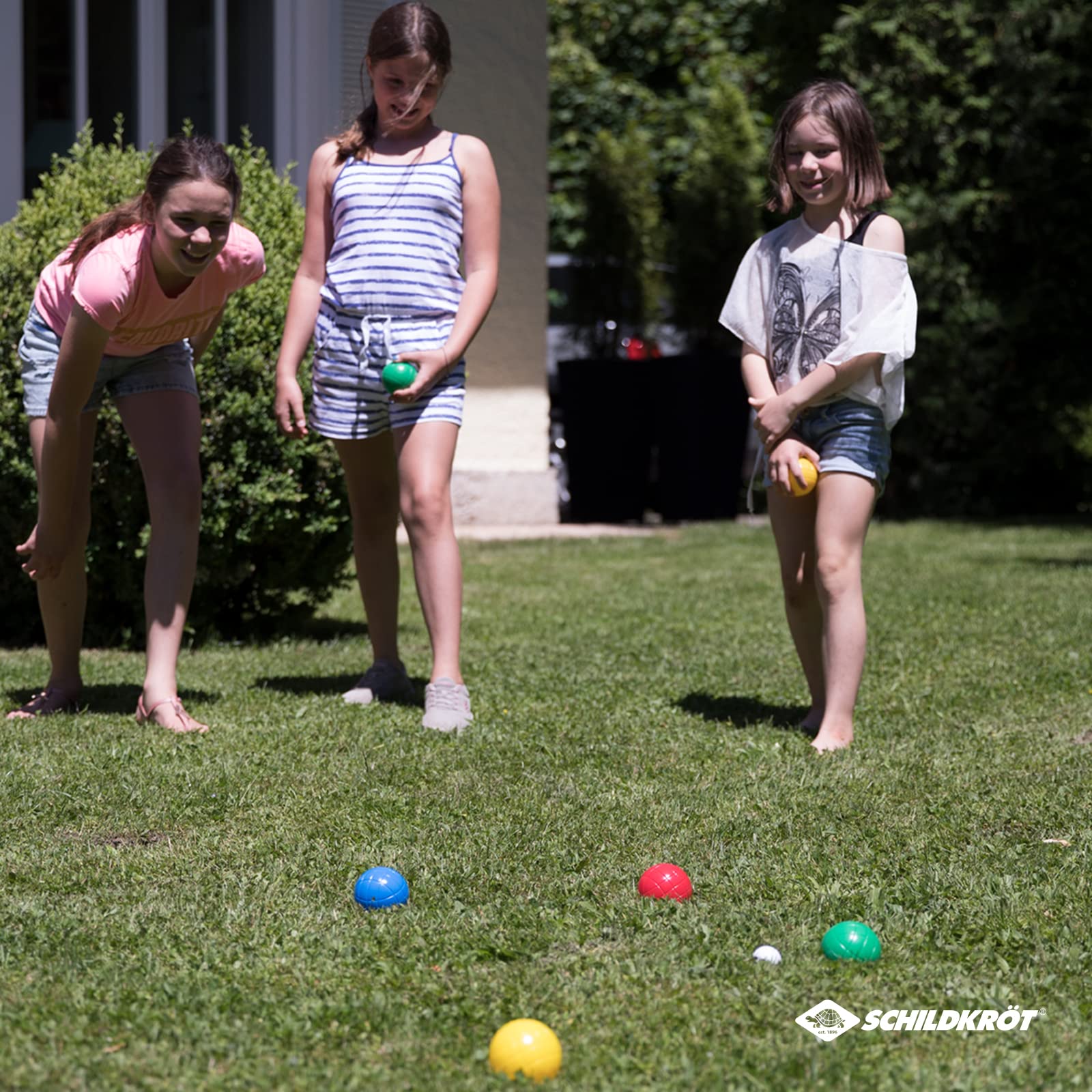 Schildkröt Outdoor Fun Boccia Set 8+1 Kugeln mit Tasche
