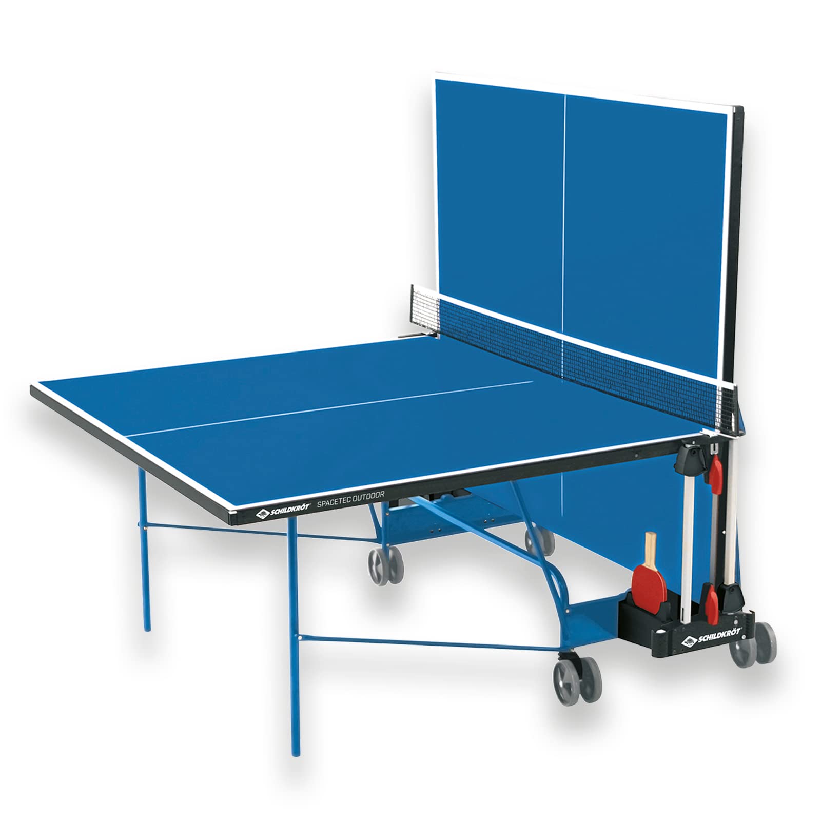 Schildkröt Space Tec Outdoor Tischtennisplatte blau klappbar