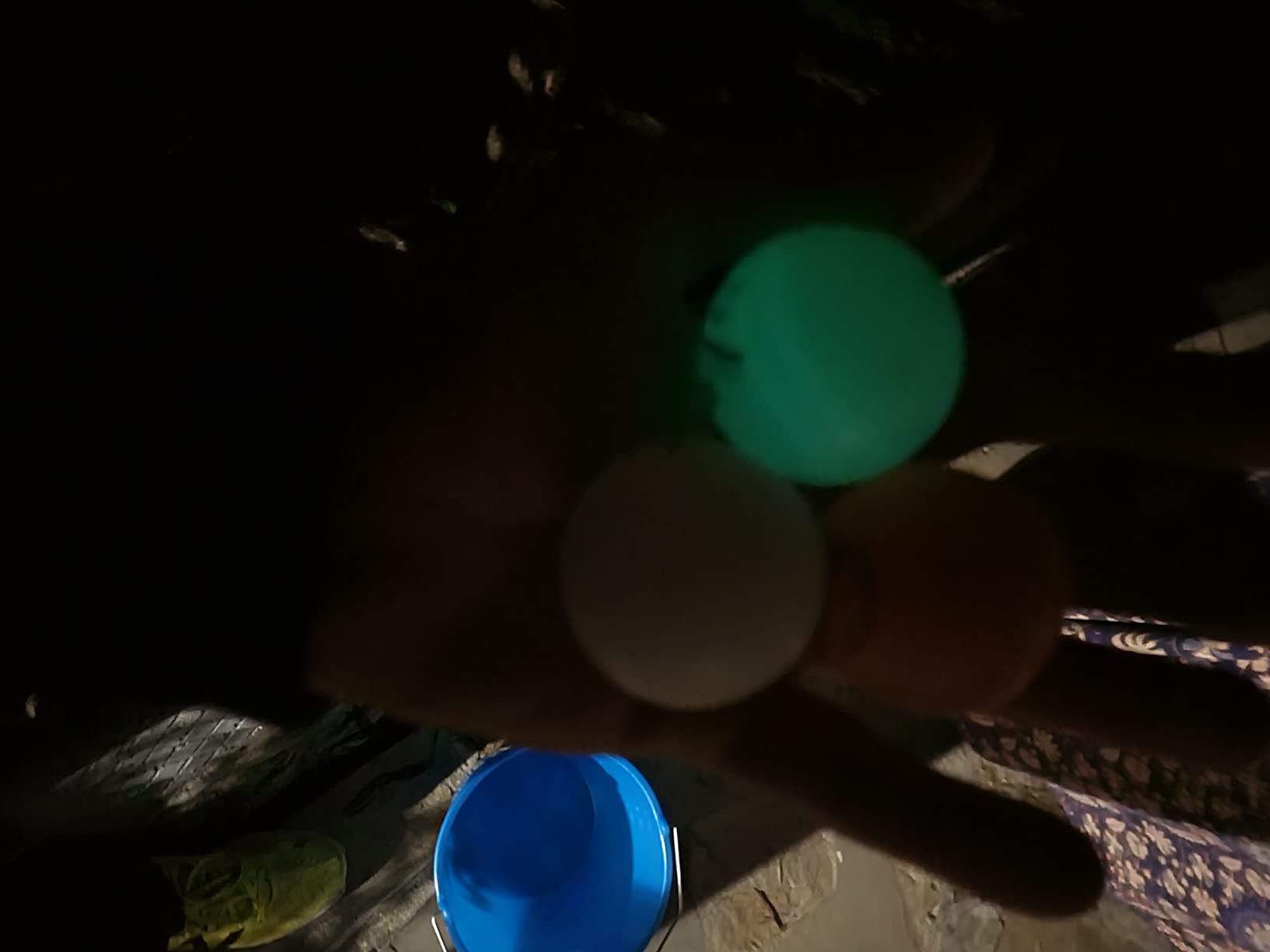 Schildkröt Outdoor TT-Ball Glow in the Dark Poly 6er Grün