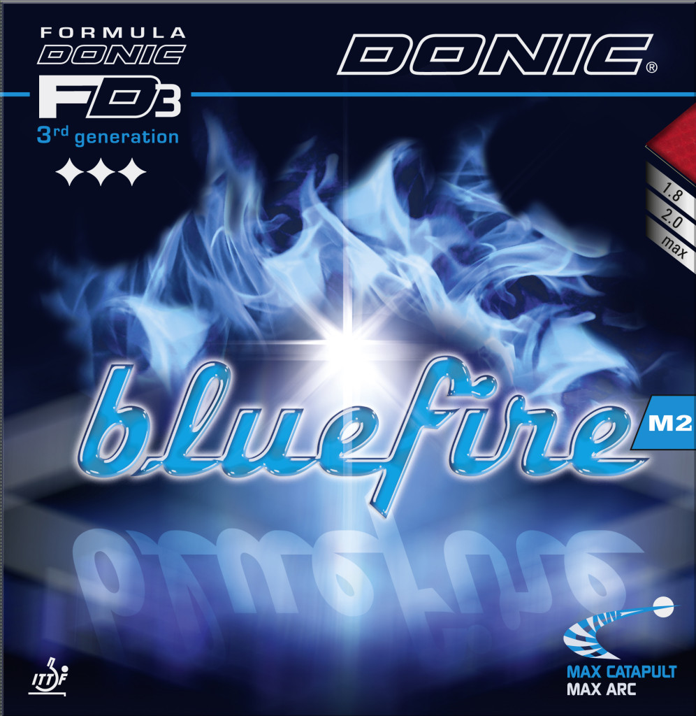 DONIC Bluefire M2 Tischtennisbelag blau Spin Speed