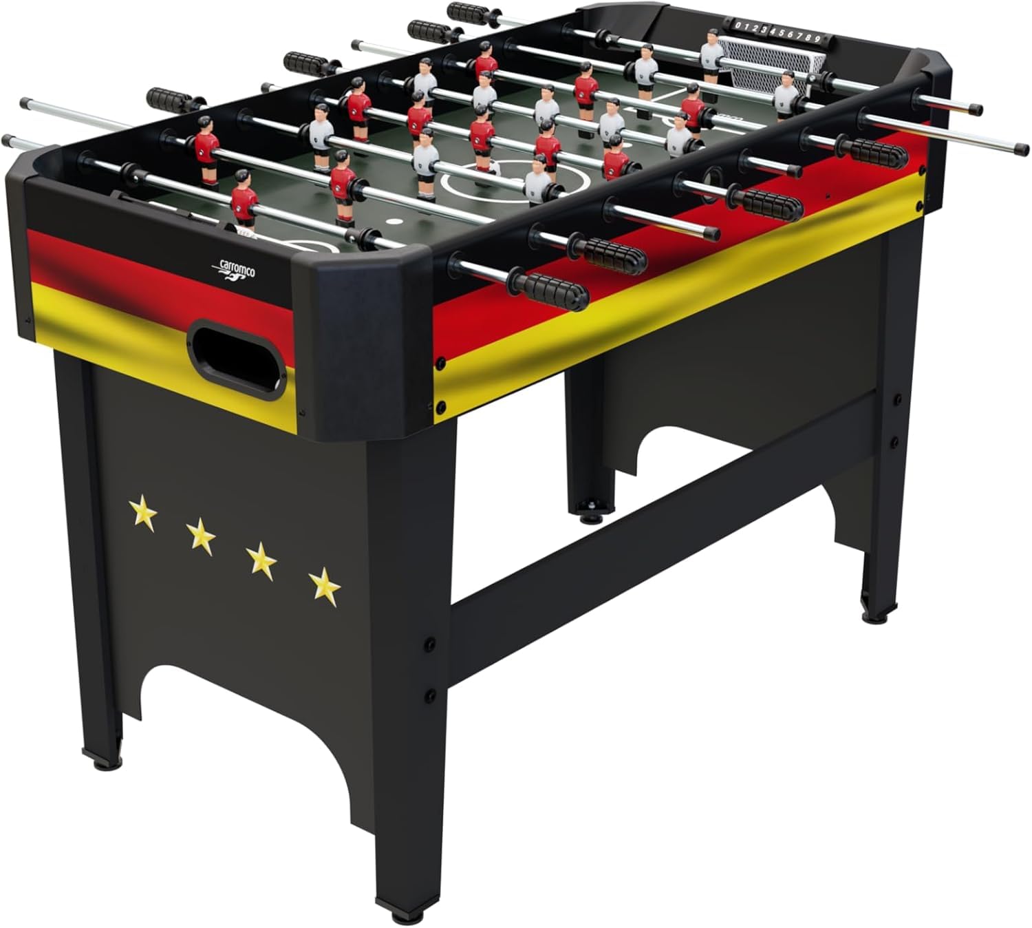 Carromco Deutschland-XT Kickertisch 121cm 22 Spieler 4 Bälle