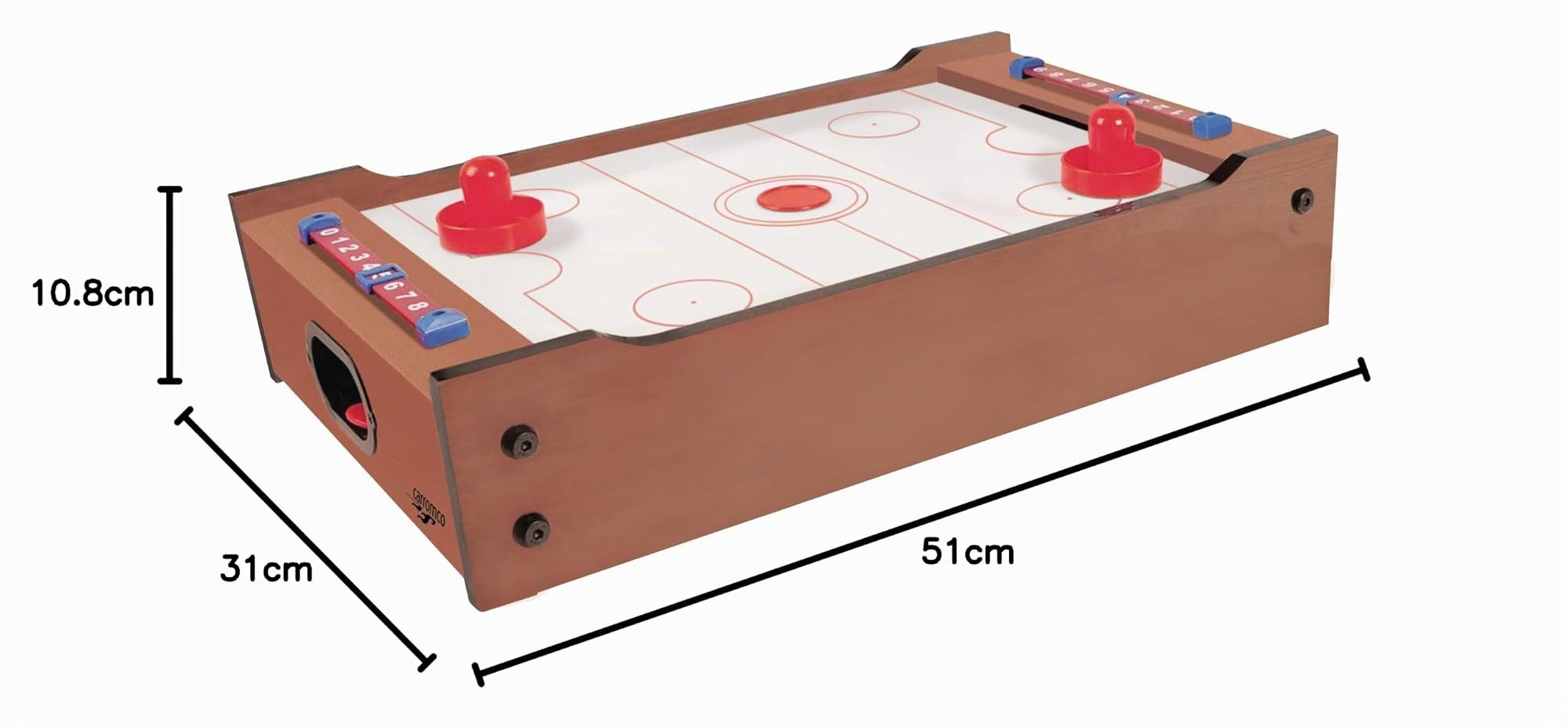 Carromco FLIP-XW Multispieltisch Kicker Hockey 2in1 Mini