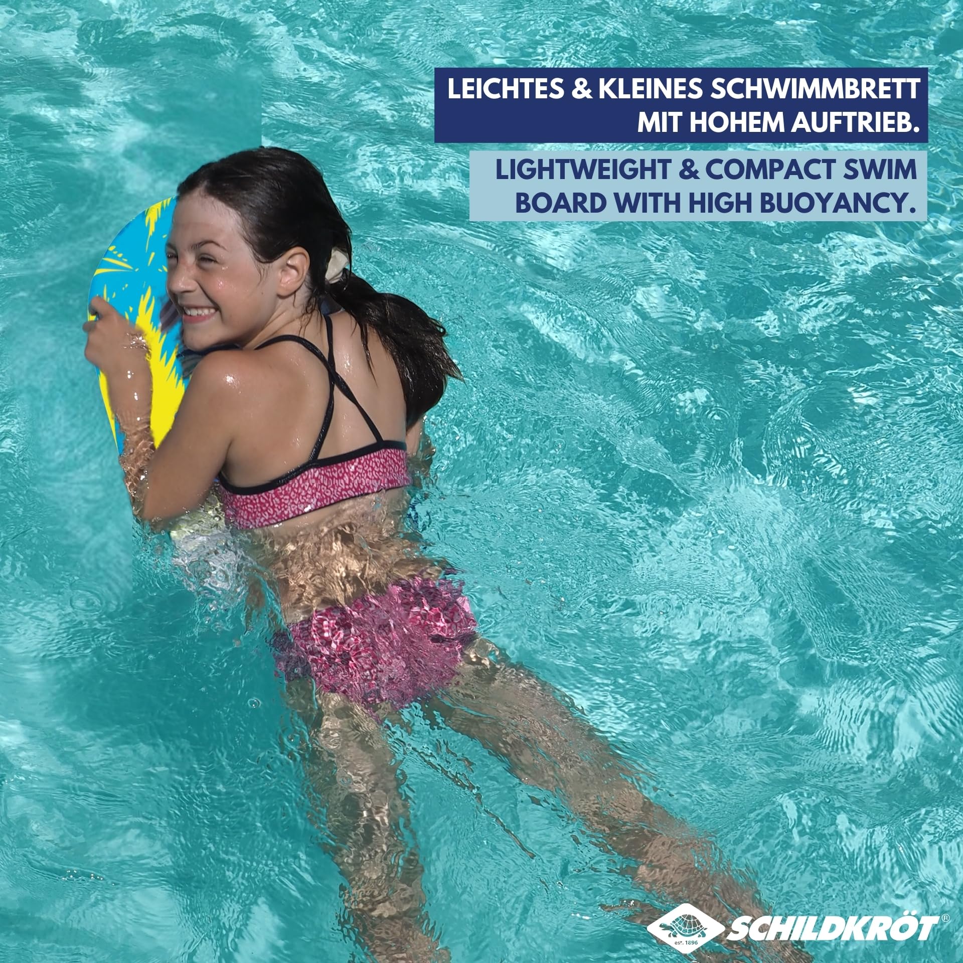Schildkröt Outdoor Schwimmbrett Bodyboard S 49x33cm 60kg