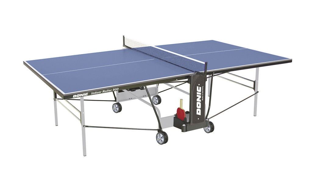 Donic Indoor Roller 800 Tischtennistisch blau klappbar 19 mm