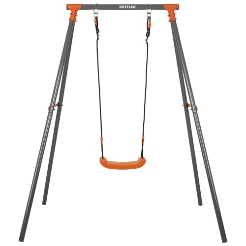 Kettler Single Einzelschaukel Metall grau orange 50 kg