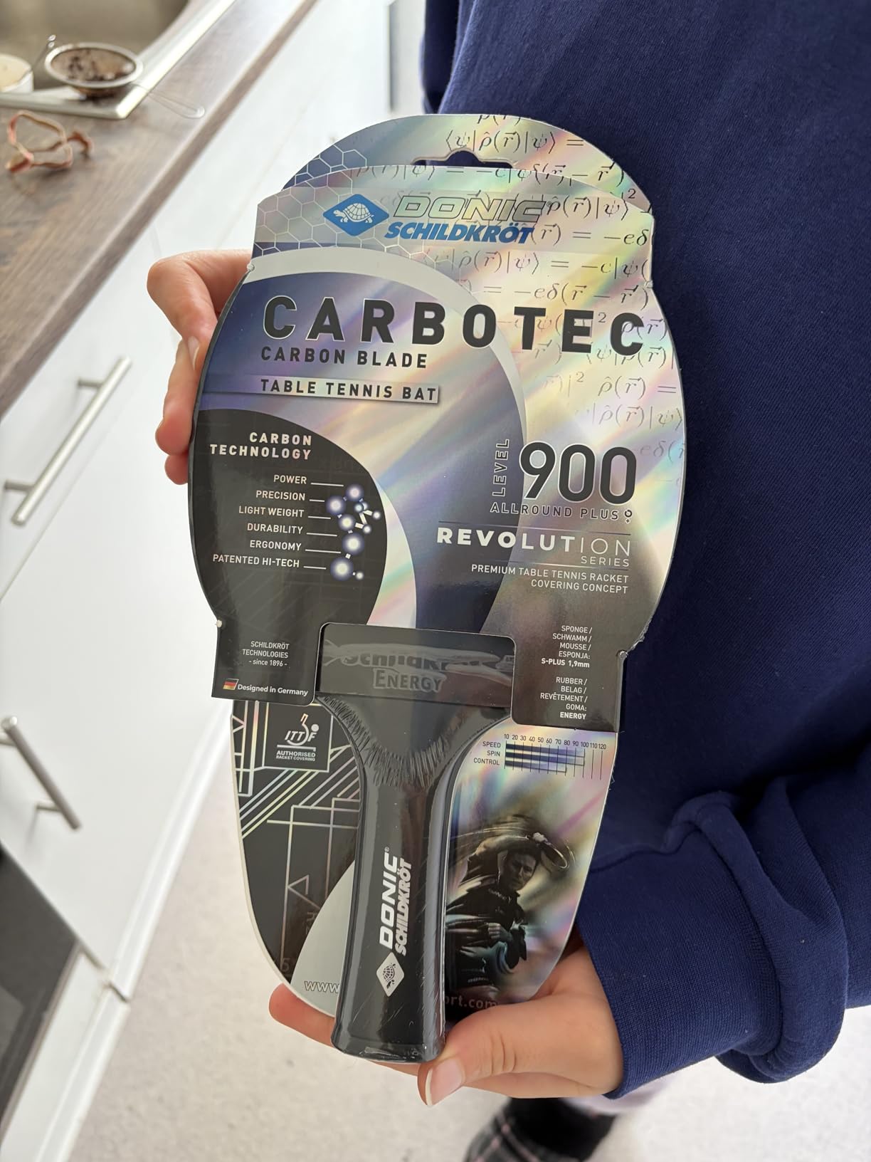 Schildkröt CarboTec 900 Tischtennisschläger Carbon 1,9 mm