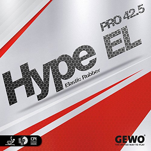 GEWO Hype EL Pro 42.5 Tischtennisbelag schwarz 1,9 mm